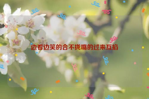 边看边笑的合不拢嘴的过来互掐